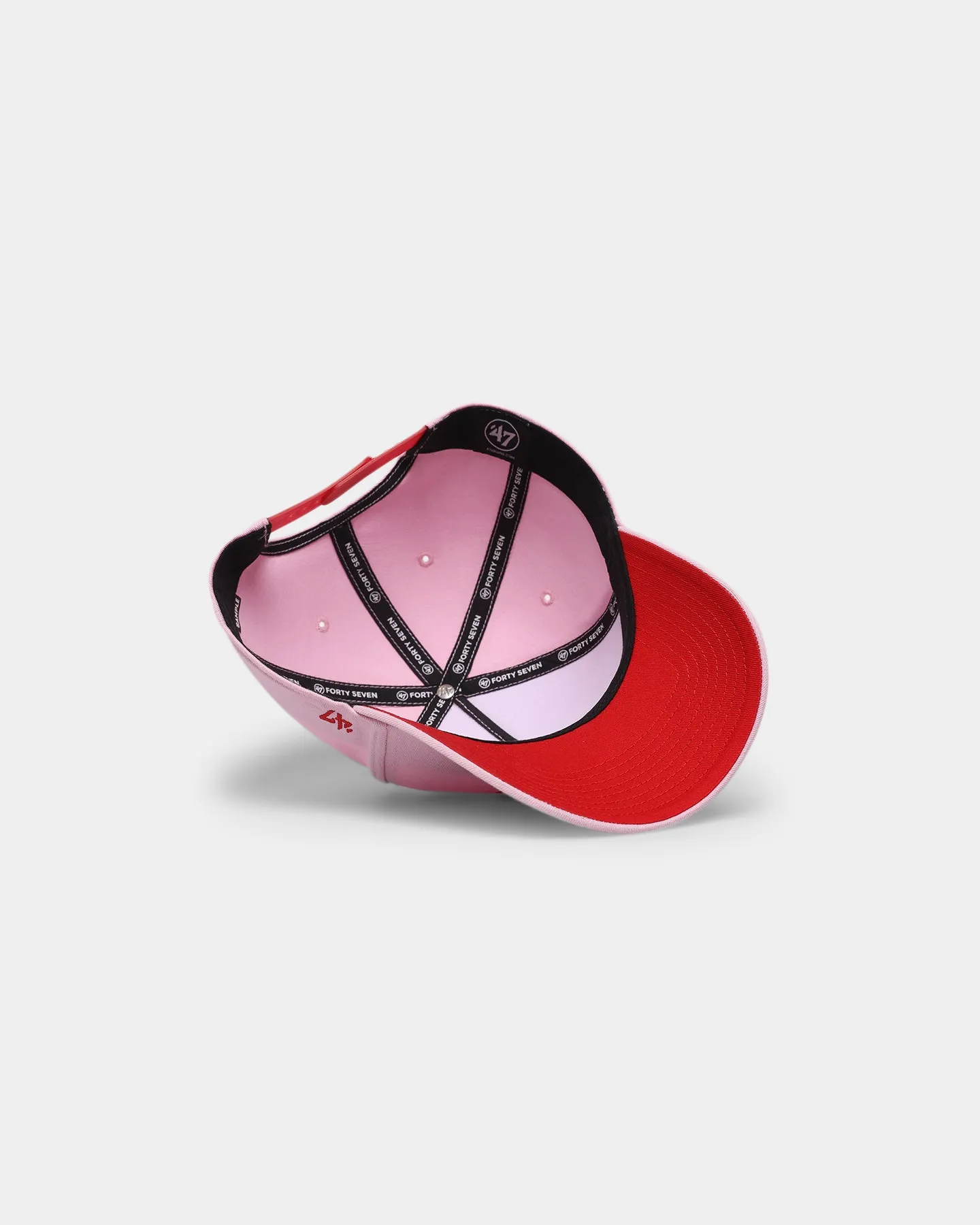 47 Brand New York Yankees Legend Replica 'Lover Not A Fighter' MVP DT Snapback Petal Pink