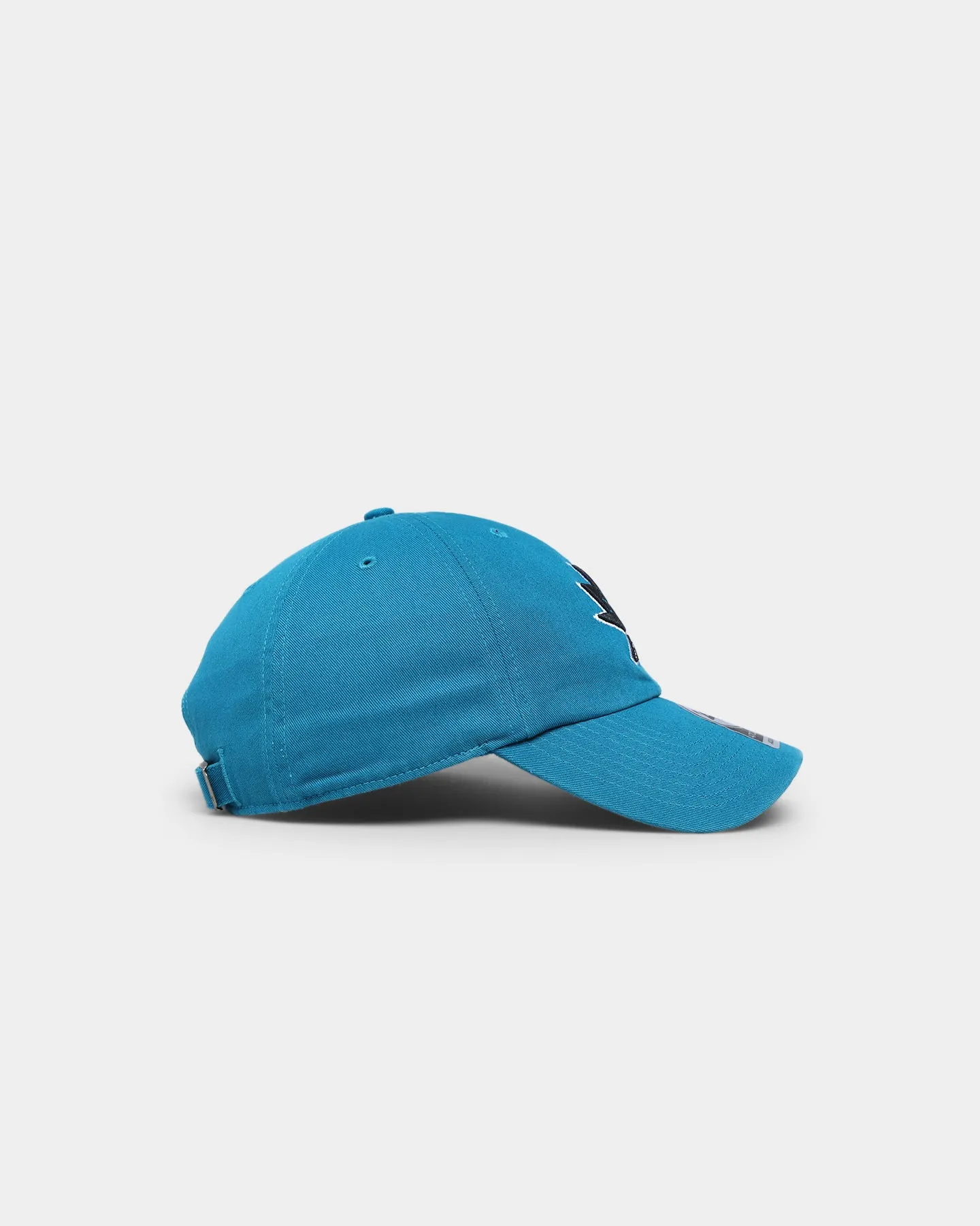 47 Brand San Jose Sharks Clean Up Strapback Dark Teal