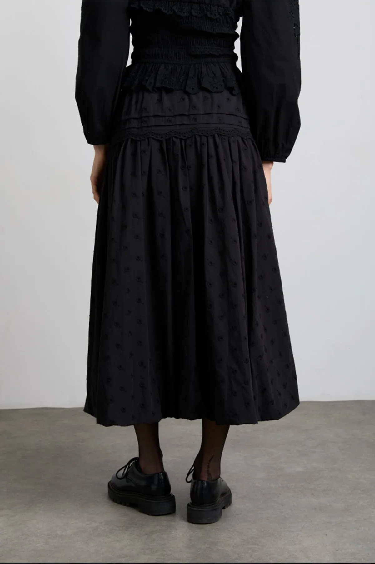 Agatha Puff Skirt Black