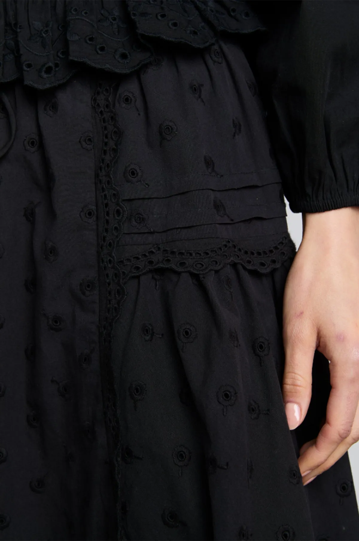 Agatha Puff Skirt Black