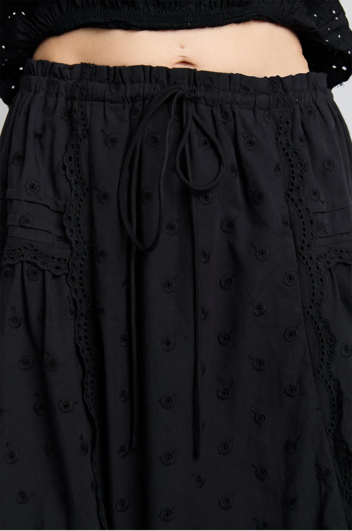 Agatha Puff Skirt Black