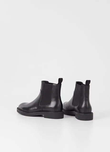 ALEX W CHELSEA LOW BOOTS | BLACK