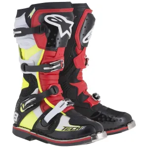 Alpinestars Tech 8 RS Men's Black/Red/Fluorescent Yellow Motocross Boots