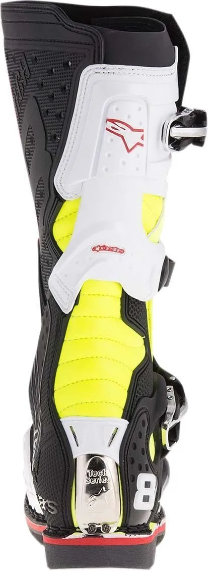 Alpinestars Tech 8 RS Men's Black/Red/Fluorescent Yellow Motocross Boots