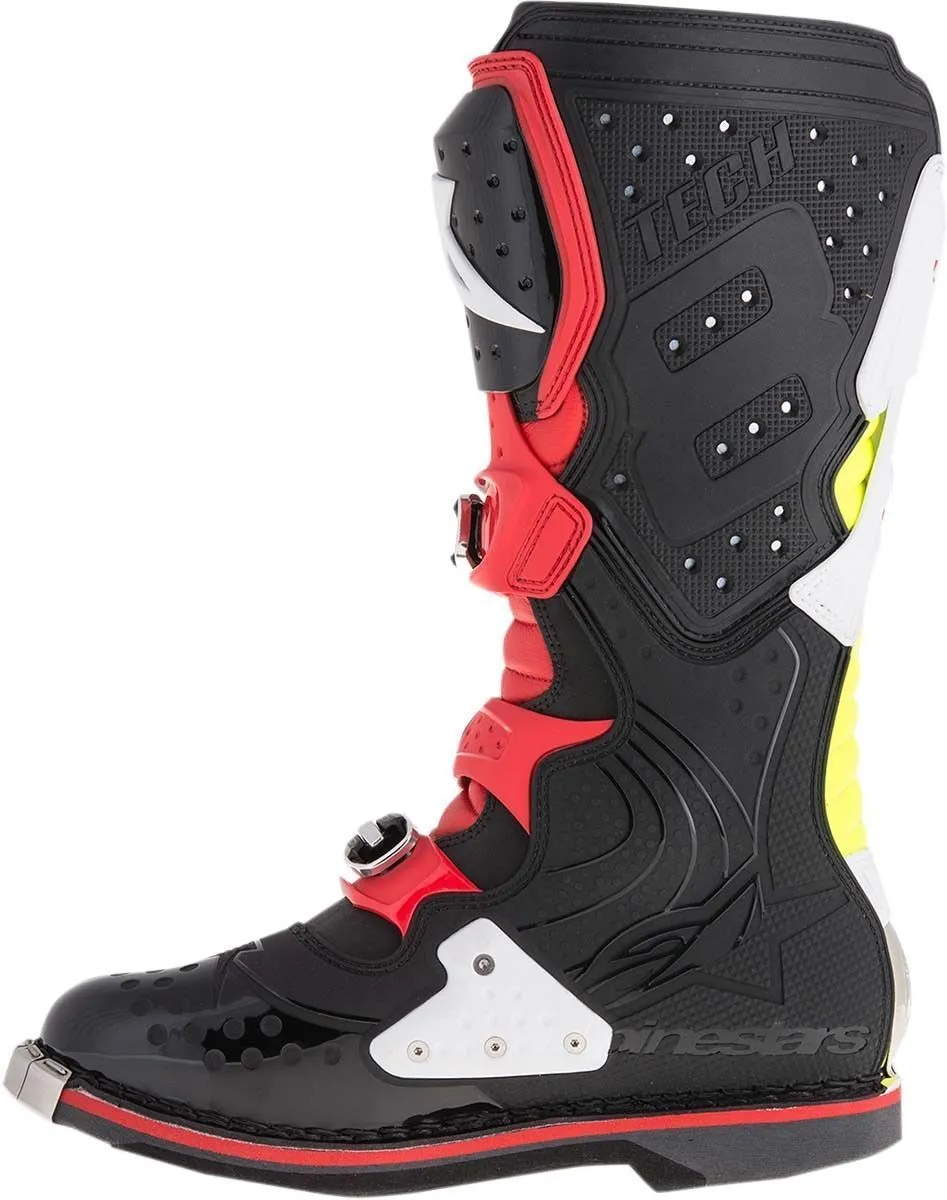 Alpinestars Tech 8 RS Men's Black/Red/Fluorescent Yellow Motocross Boots