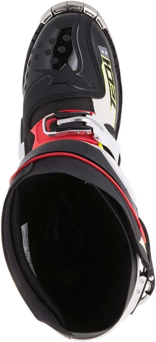 Alpinestars Tech 8 RS Men's Black/Red/Fluorescent Yellow Motocross Boots
