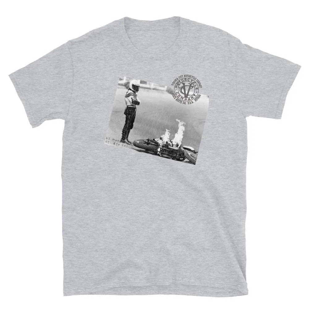 Bike on Fire - Short-Sleeve Motorcycle T-Shirt