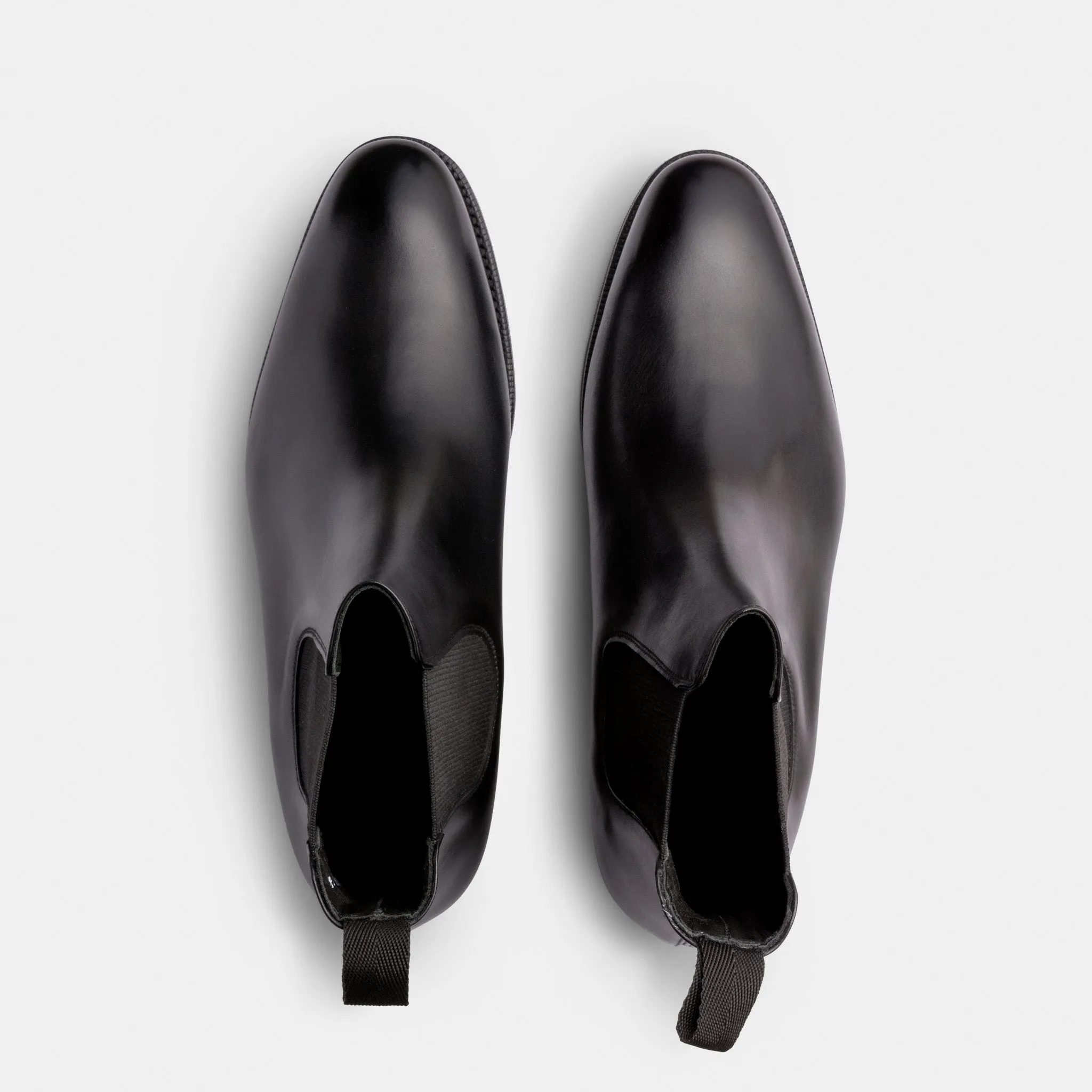 Blaine Wholecut Chelsea Black Calf