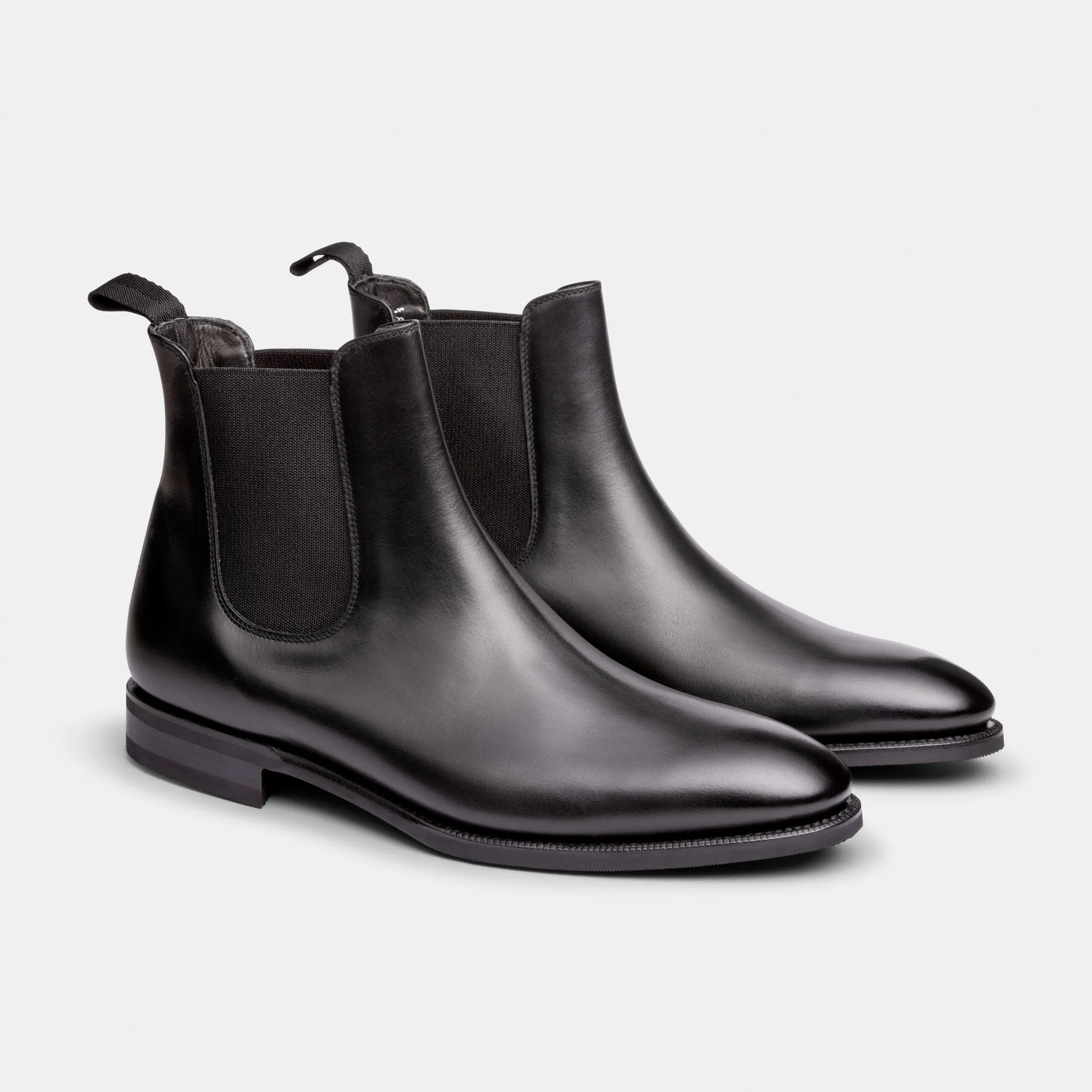 Blaine Wholecut Chelsea Black Calf