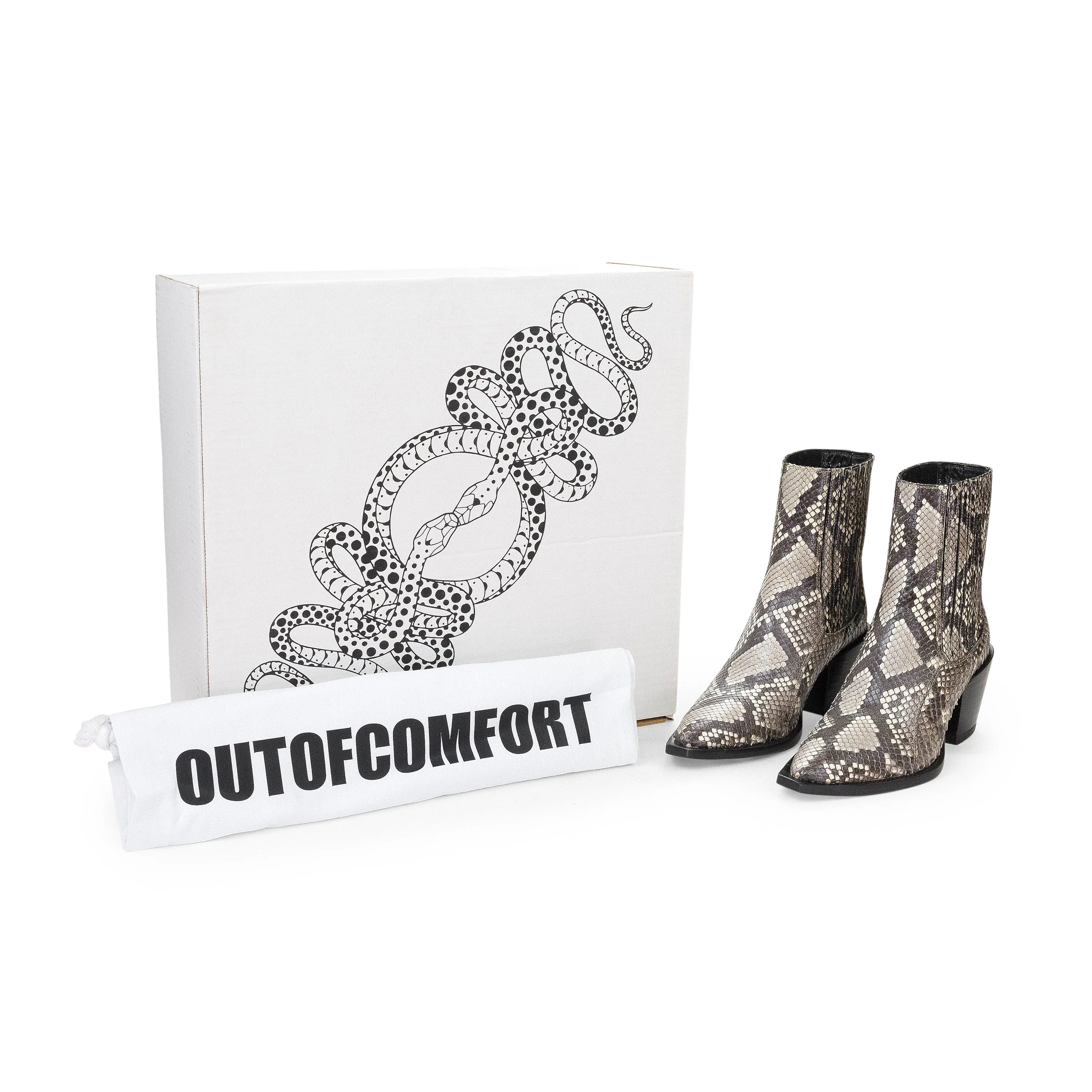 BROWN MARIA NUDE ANKLE BOOTS