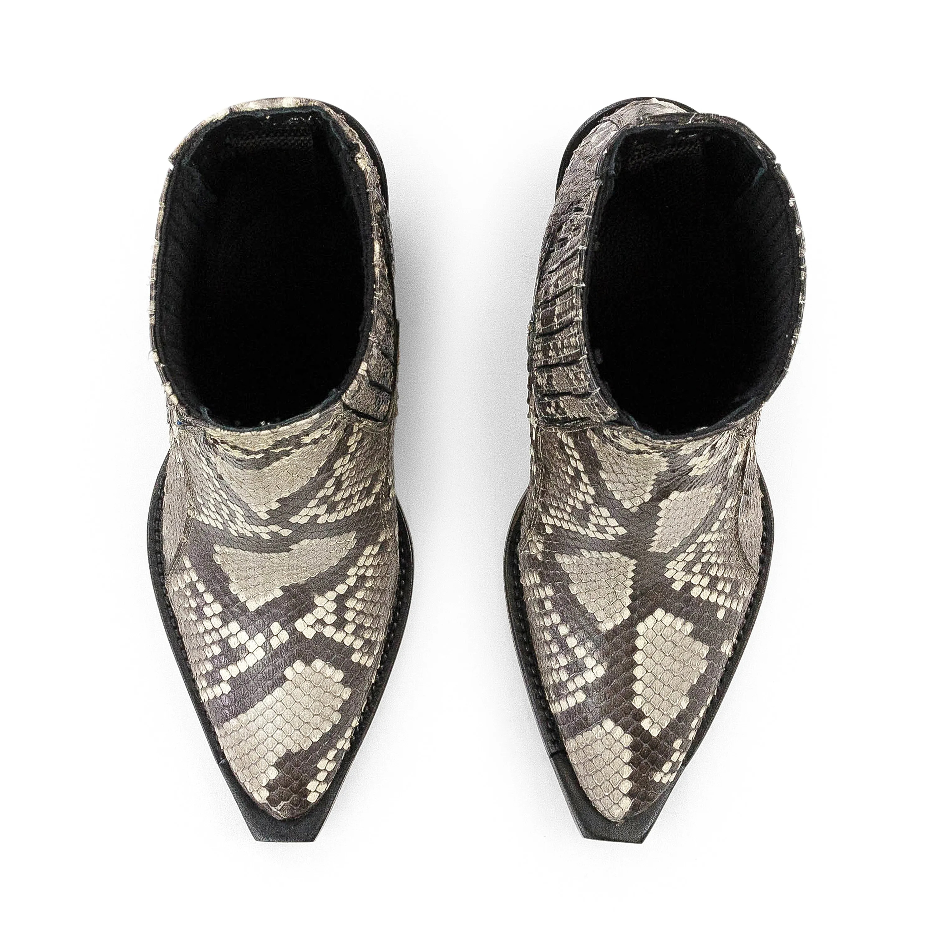 BROWN MARIA NUDE ANKLE BOOTS