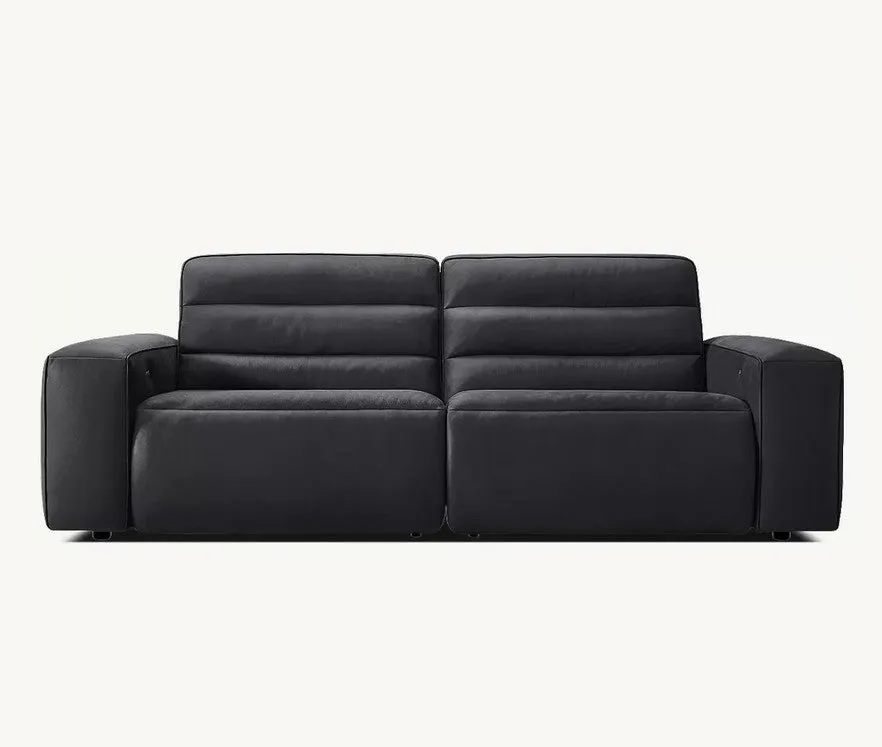 Chelsea Motion Leather Modular 2-Piece Recliner Sofa by Couch.com
