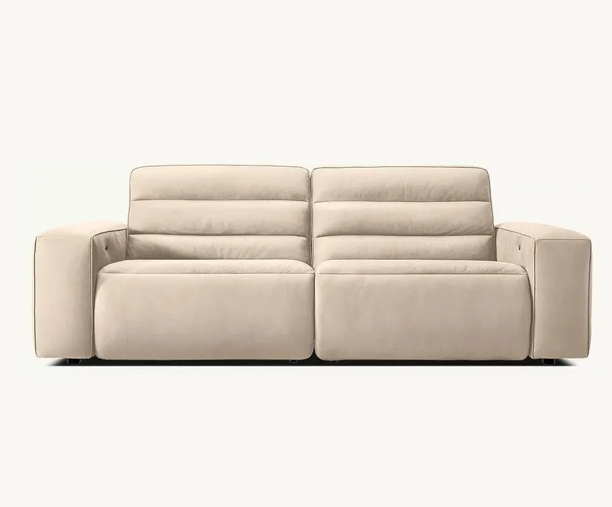 Chelsea Motion Leather Modular 2-Piece Recliner Sofa by Couch.com