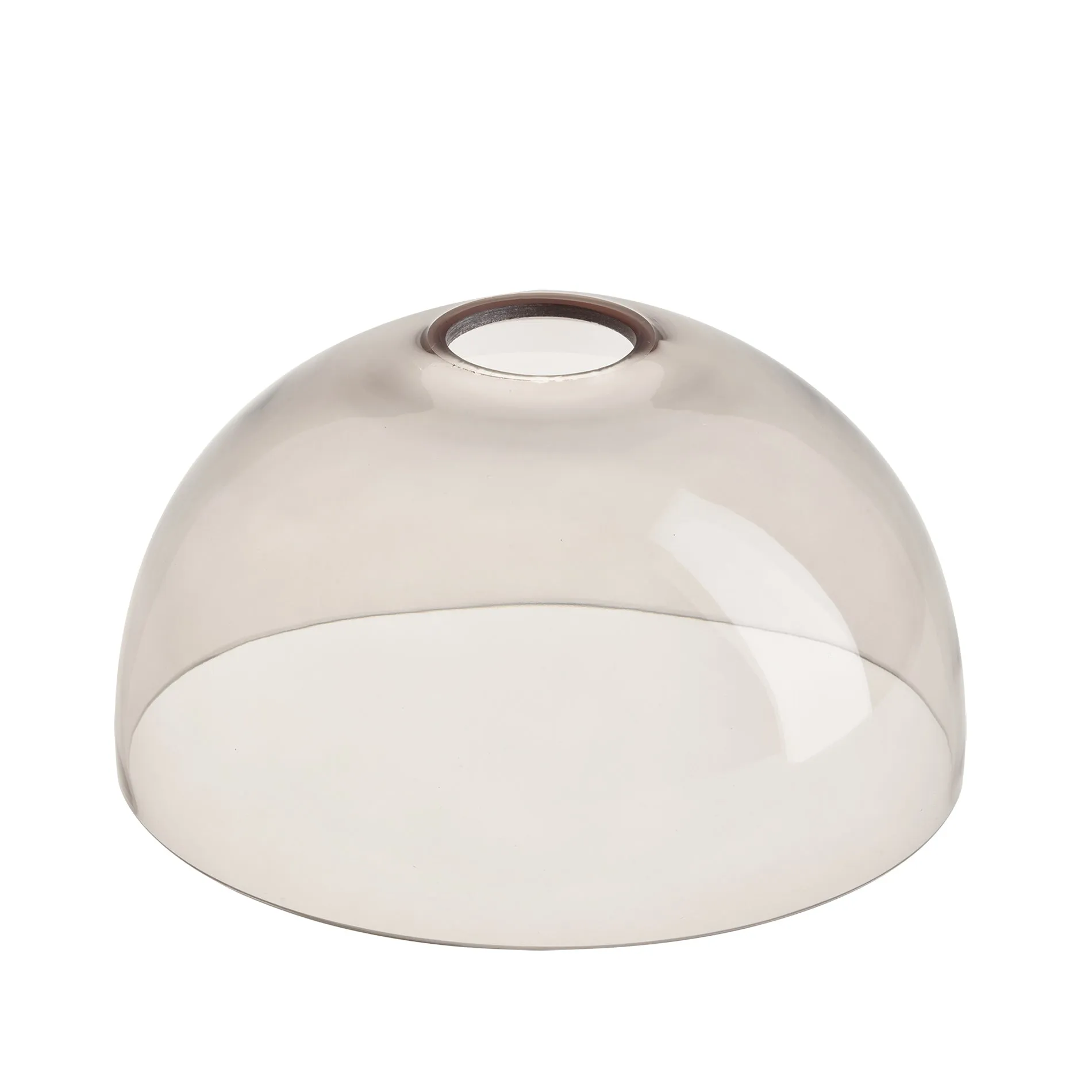 Chelsea Smoked Glass Dome 3 Wire Cluster Lights - 8 inch - Mocha