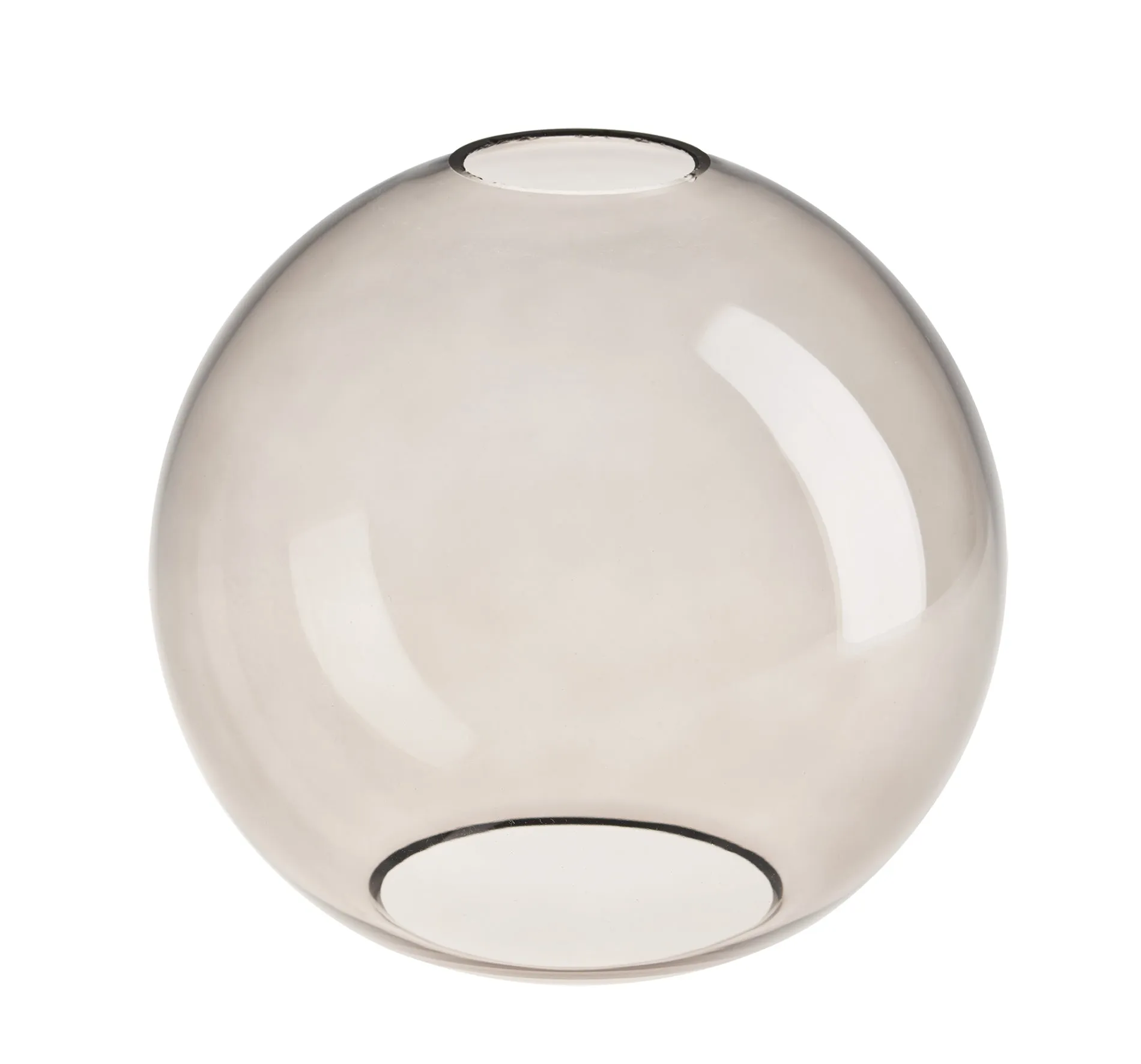 Chelsea Smoked Glass Globe 3 Wire Cluster Lights - 7 inch - Mocha