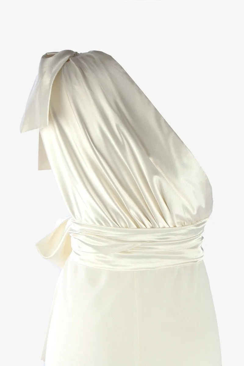 Chelsea Two-Tone Gown in Ivory