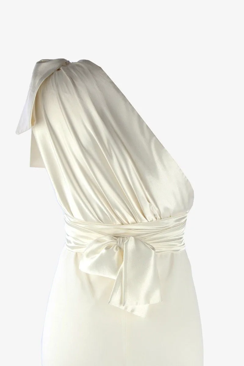 Chelsea Two-Tone Gown in Ivory