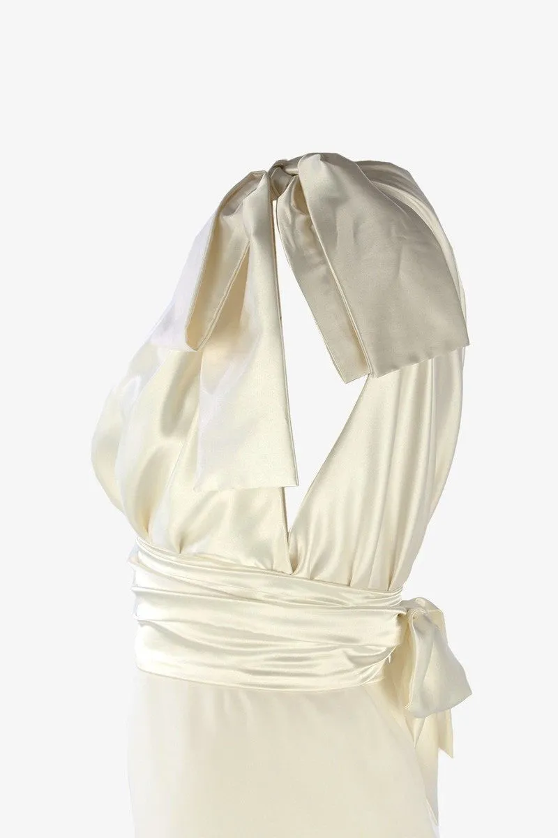 Chelsea Two-Tone Gown in Ivory
