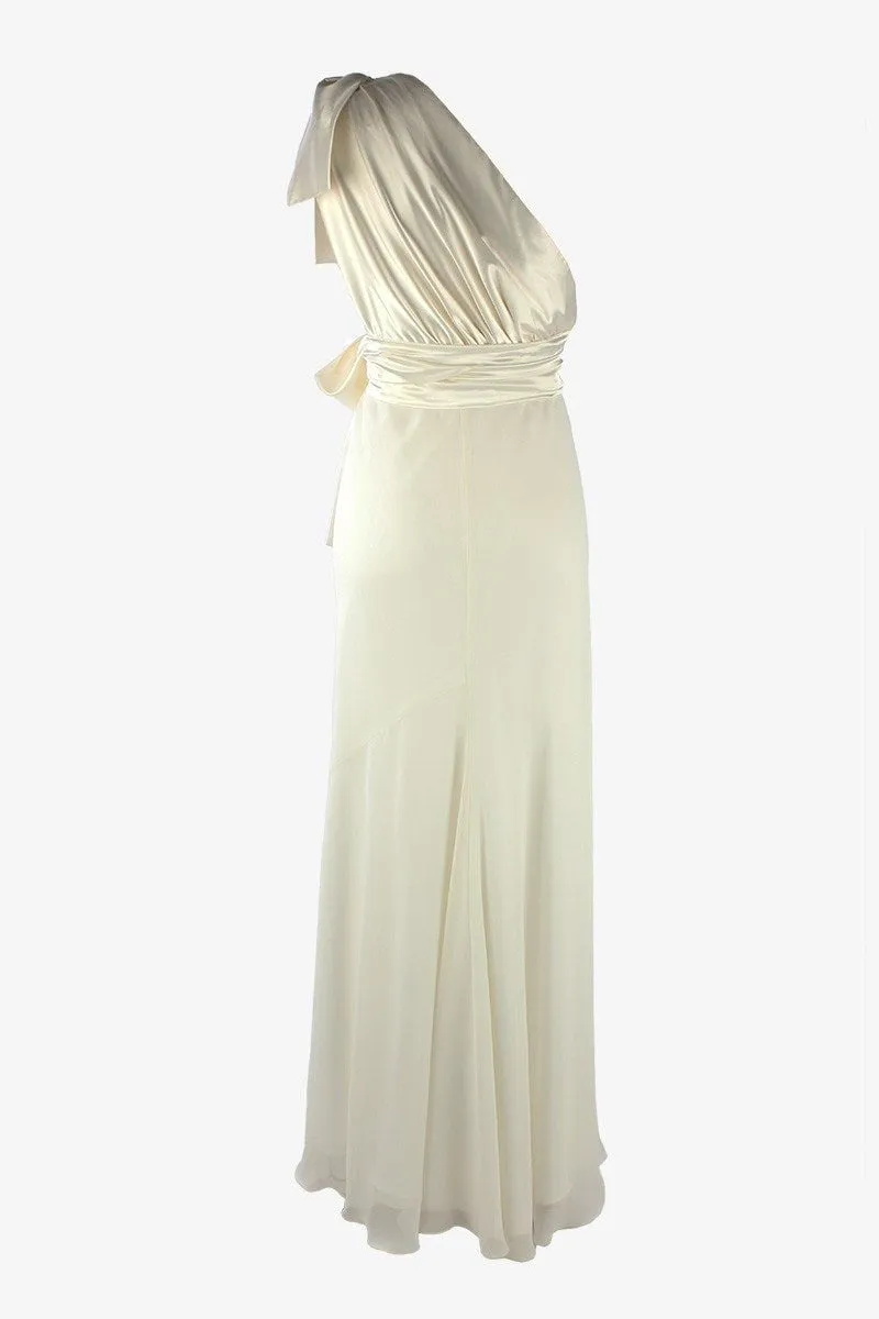 Chelsea Two-Tone Gown in Ivory
