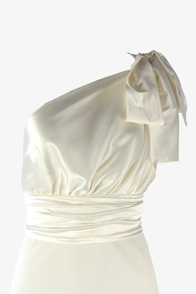 Chelsea Two-Tone Gown in Ivory
