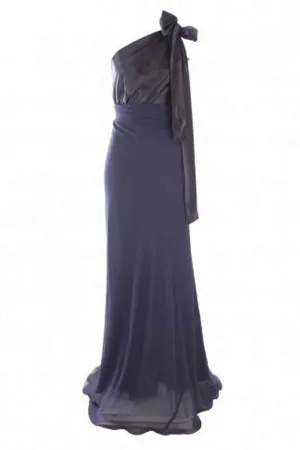 Chelsea Two-Tone Gown in Navy