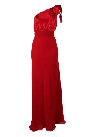 Chelsea Two-Tone Gown in Red