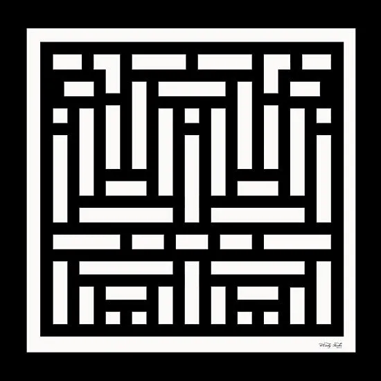 CIN2801 - Black & White Geo II - 12x12