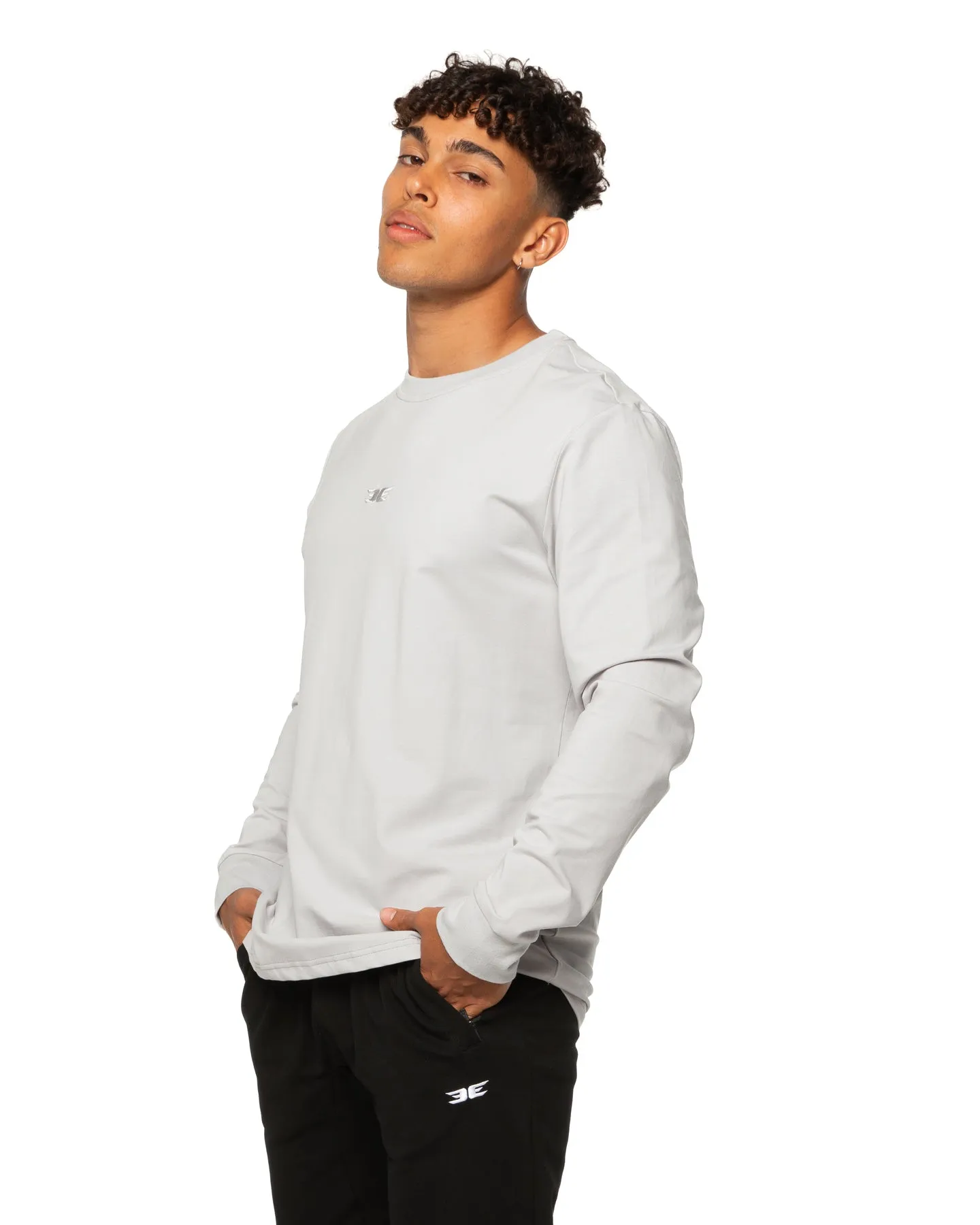 EE Long Sleeve Tee - Light Grey