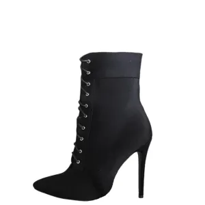 Funki Buys | Boots | Women's Pointed Toe Stiletto Short Boots