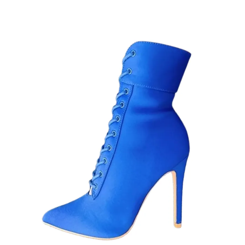 Funki Buys | Boots | Women's Pointed Toe Stiletto Short Boots