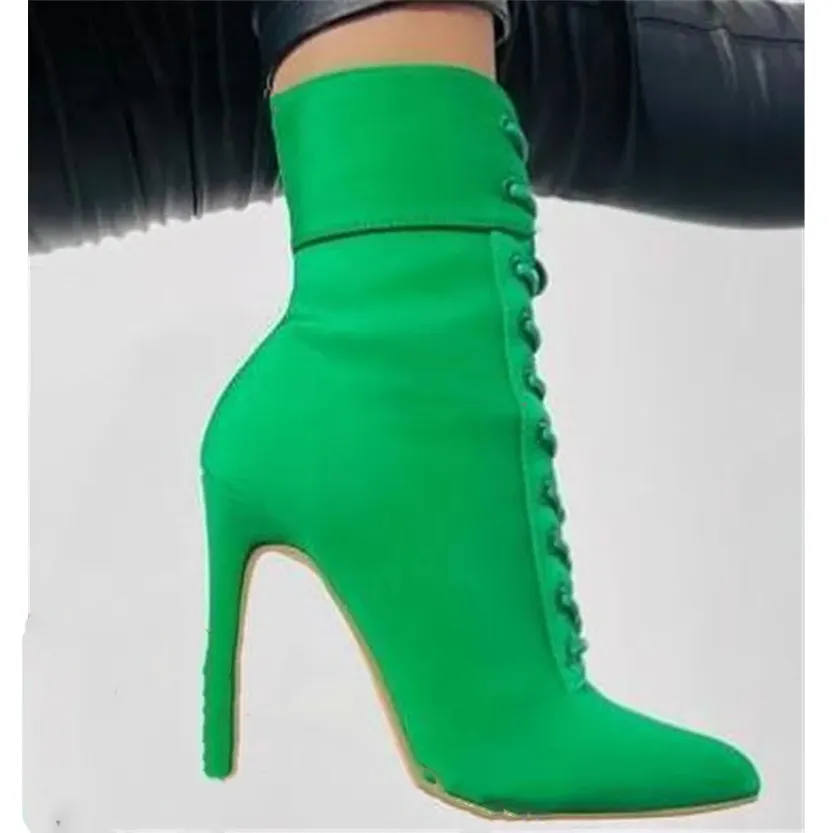 Funki Buys | Boots | Women's Pointed Toe Stiletto Short Boots