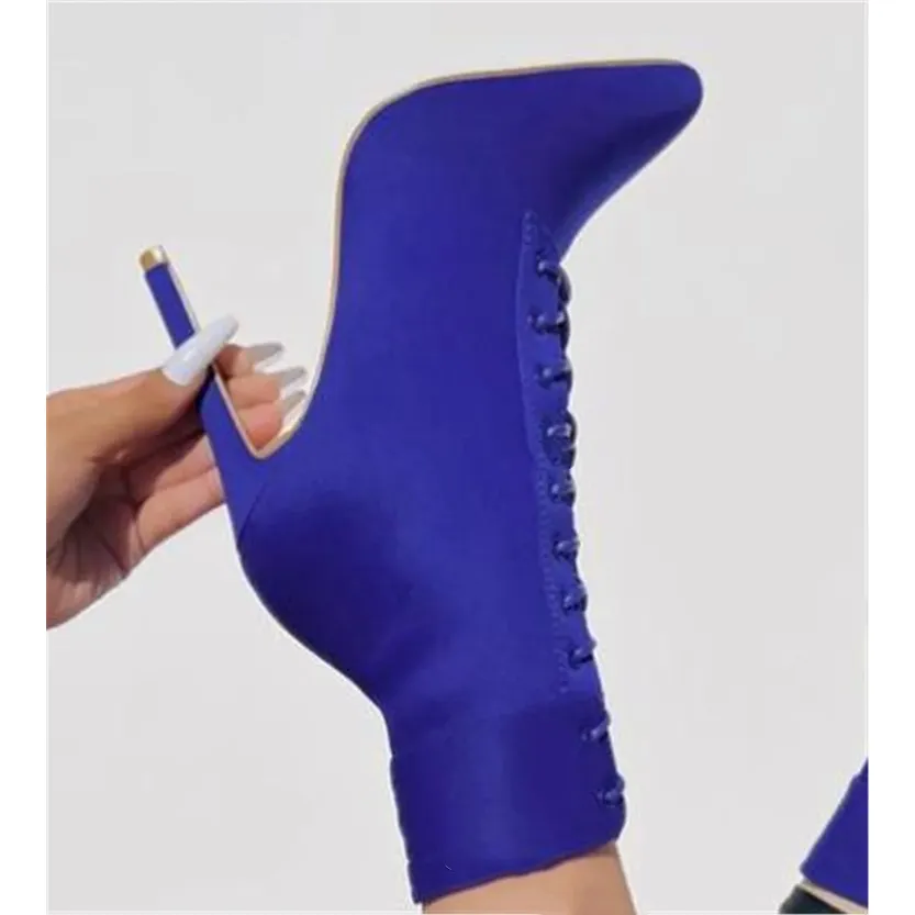 Funki Buys | Boots | Women's Pointed Toe Stiletto Short Boots
