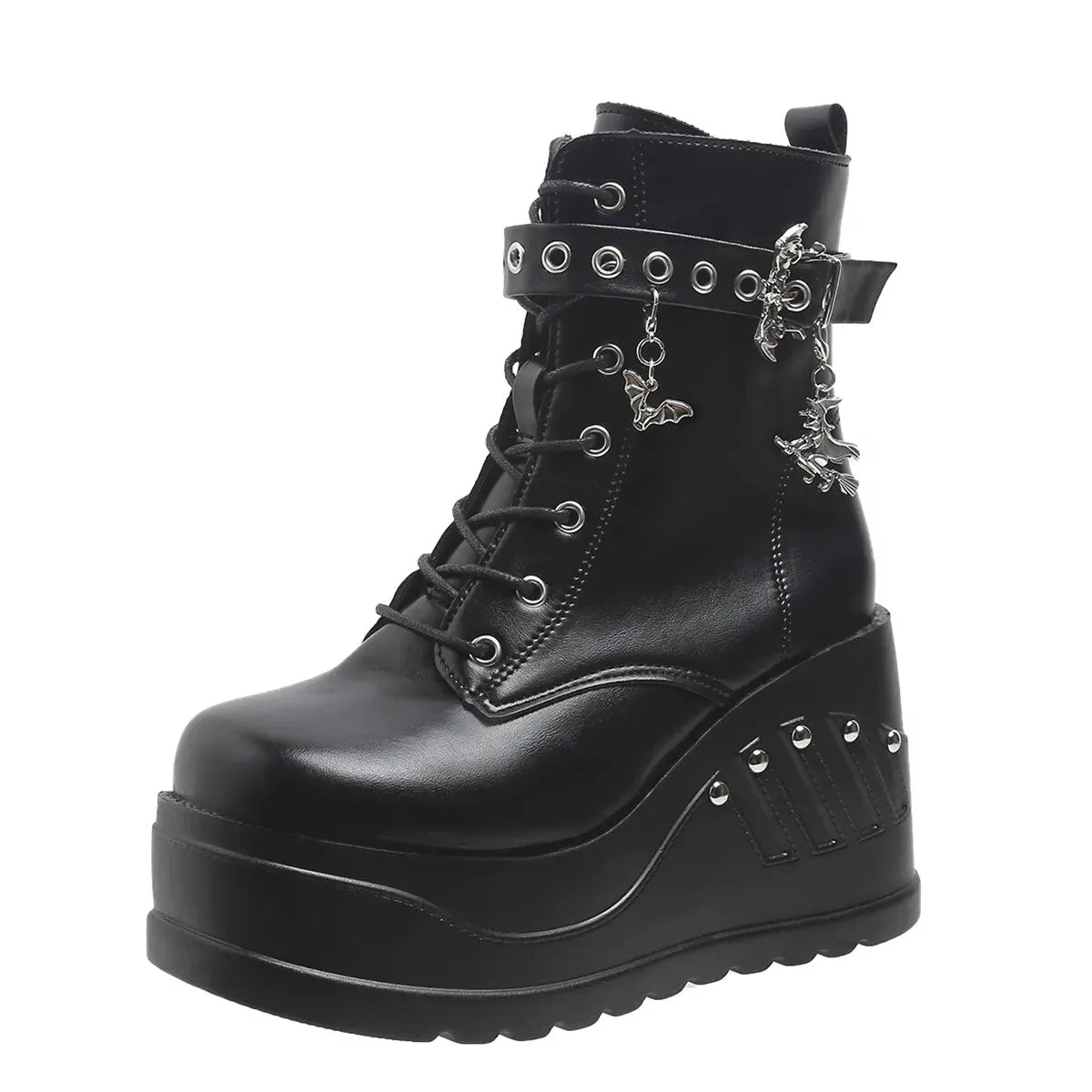 Funki Buys | Boots | Women's Punk Chunky Platform Creepers