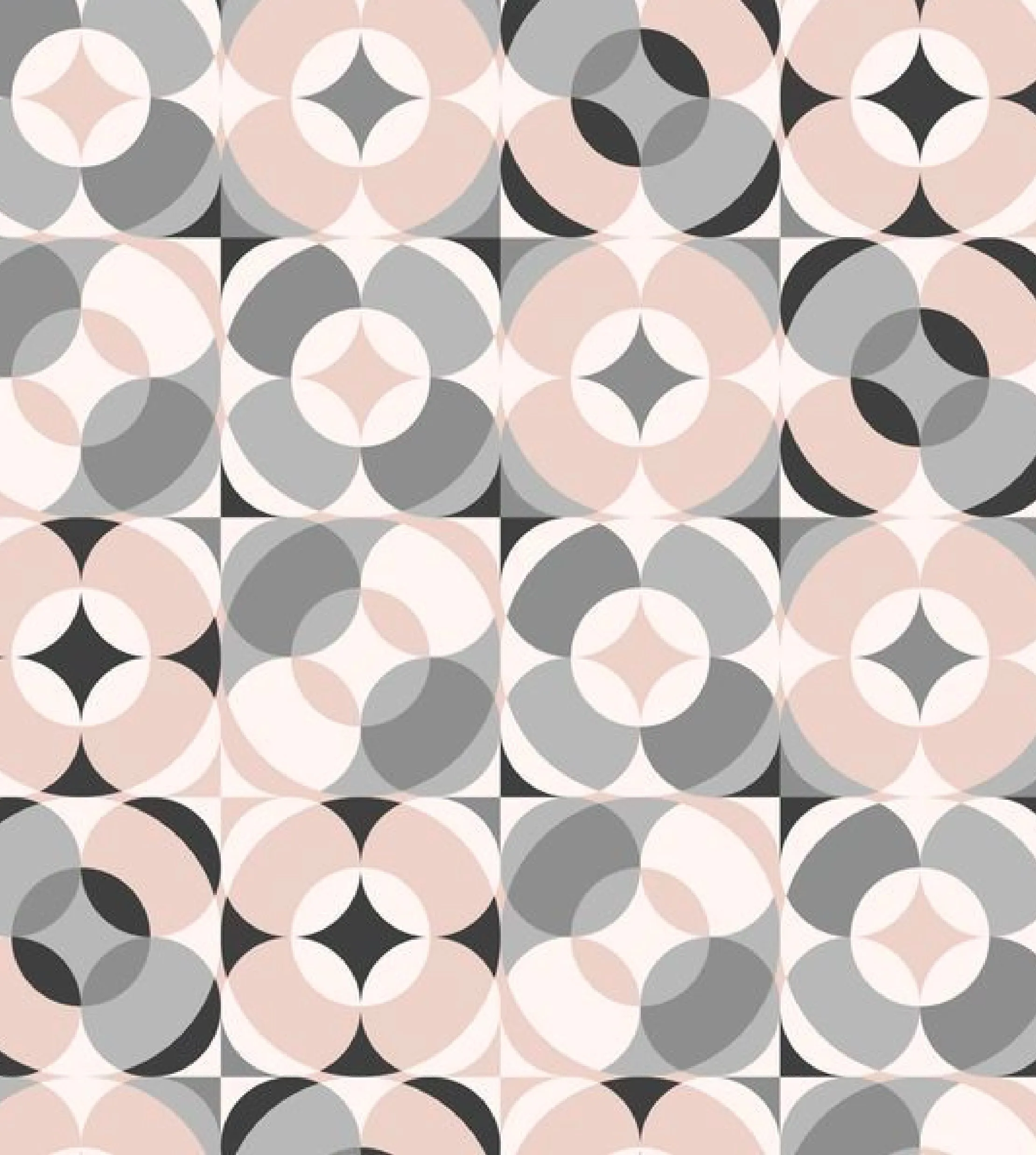 Geometric Floral Head Scarf