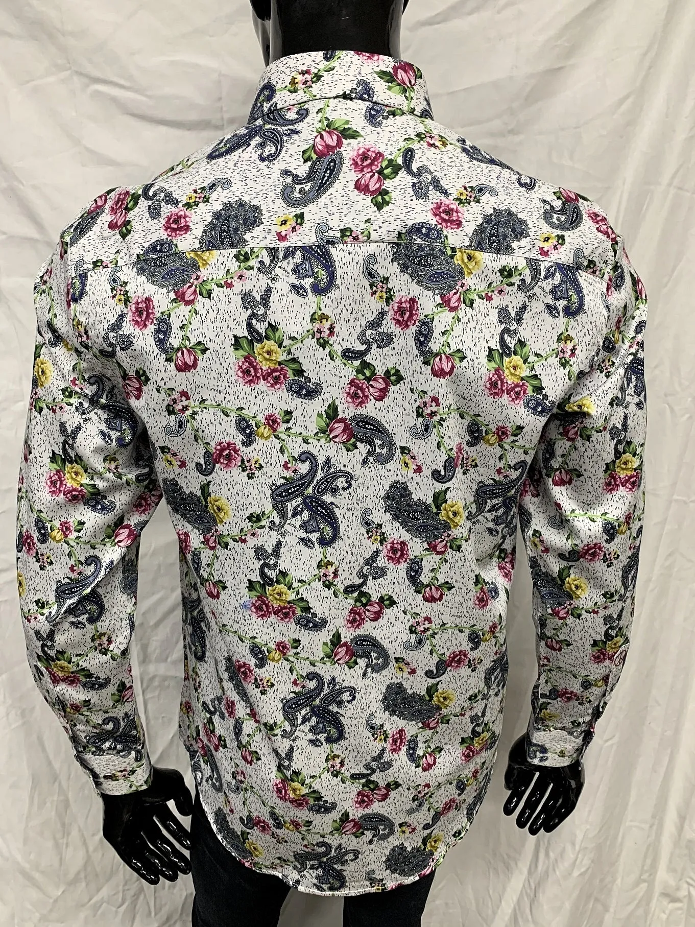 John Lennon Mens Hampshire Paisley Shirt - White