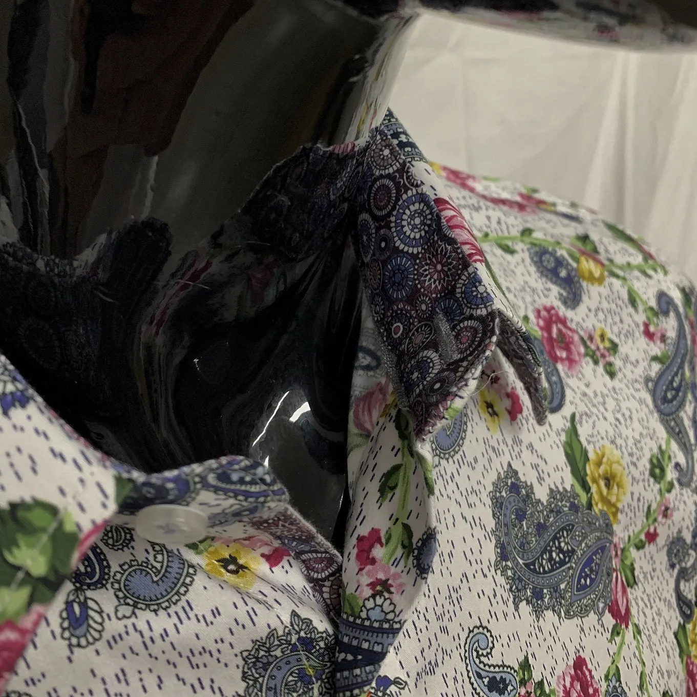 John Lennon Mens Hampshire Paisley Shirt - White