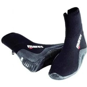 Mares Adult Classic 5mm Neoprene Scuba Diving Boots for Men & Women - Wide Toecap, Levelled Sole & Side Zip