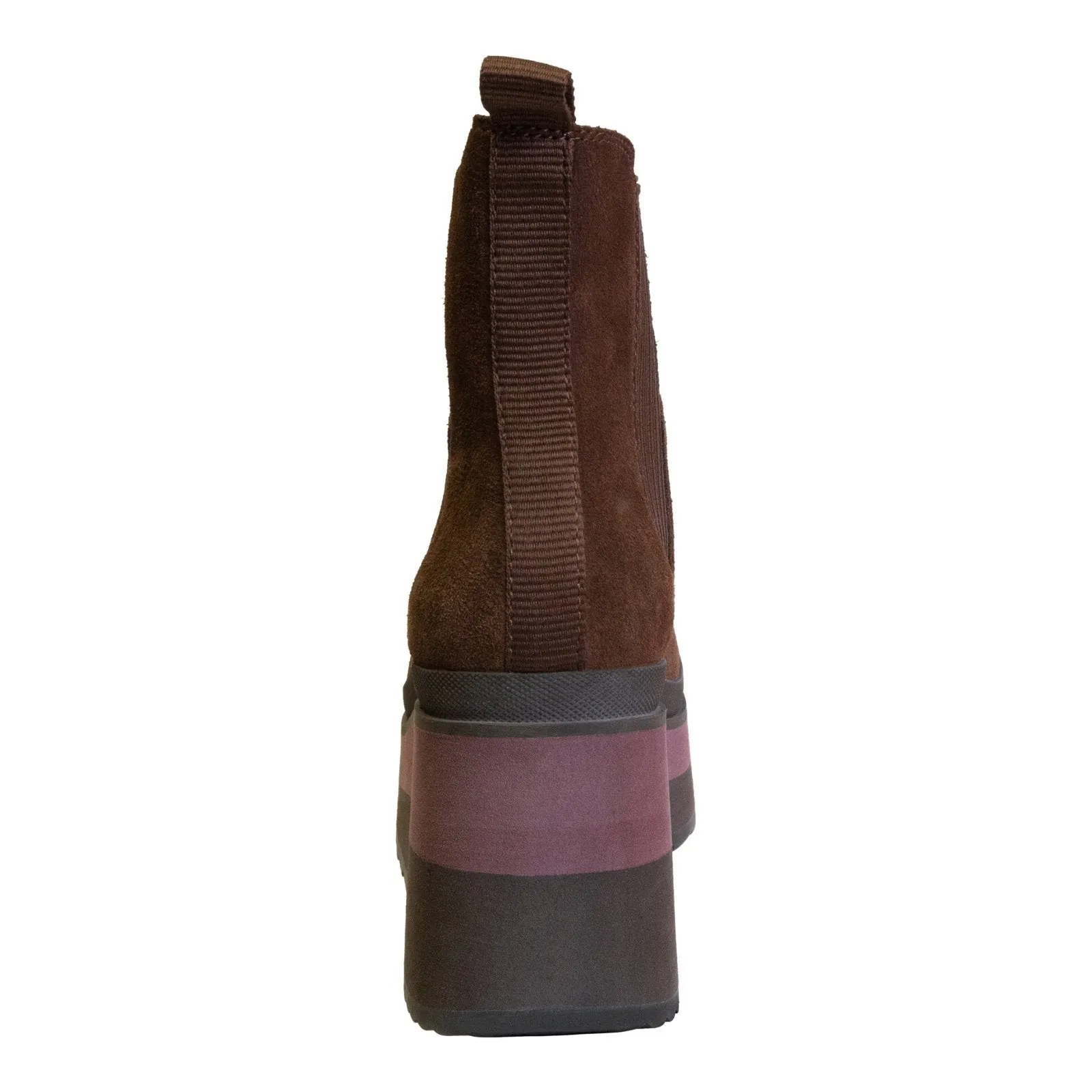 NAKED FEET: GUILD in CACAO Platform Chelsea Boots