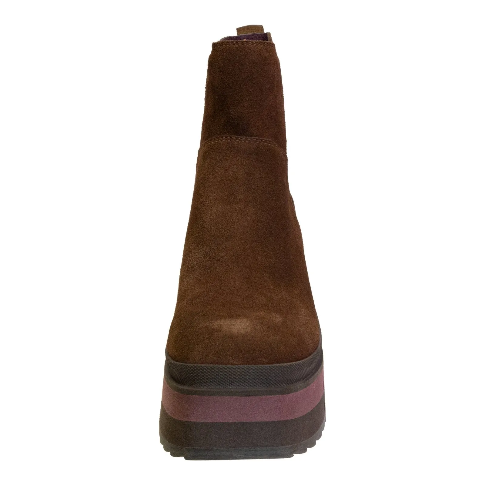 NAKED FEET: GUILD in CACAO Platform Chelsea Boots