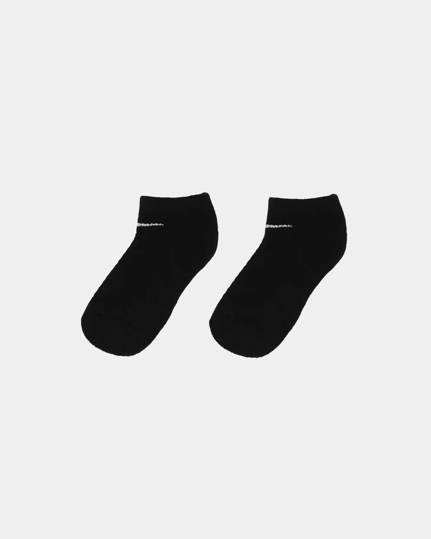 Nike Kids' Basic Pack No Show Socks 3 Pack Black
