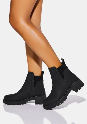 Noir What We Saw Chelsea Boots
