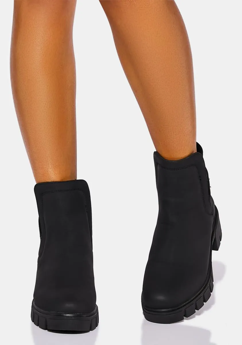 Noir What We Saw Chelsea Boots