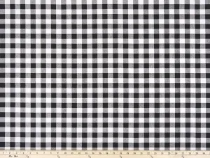 Plaid Black Fabric By Premier Prints