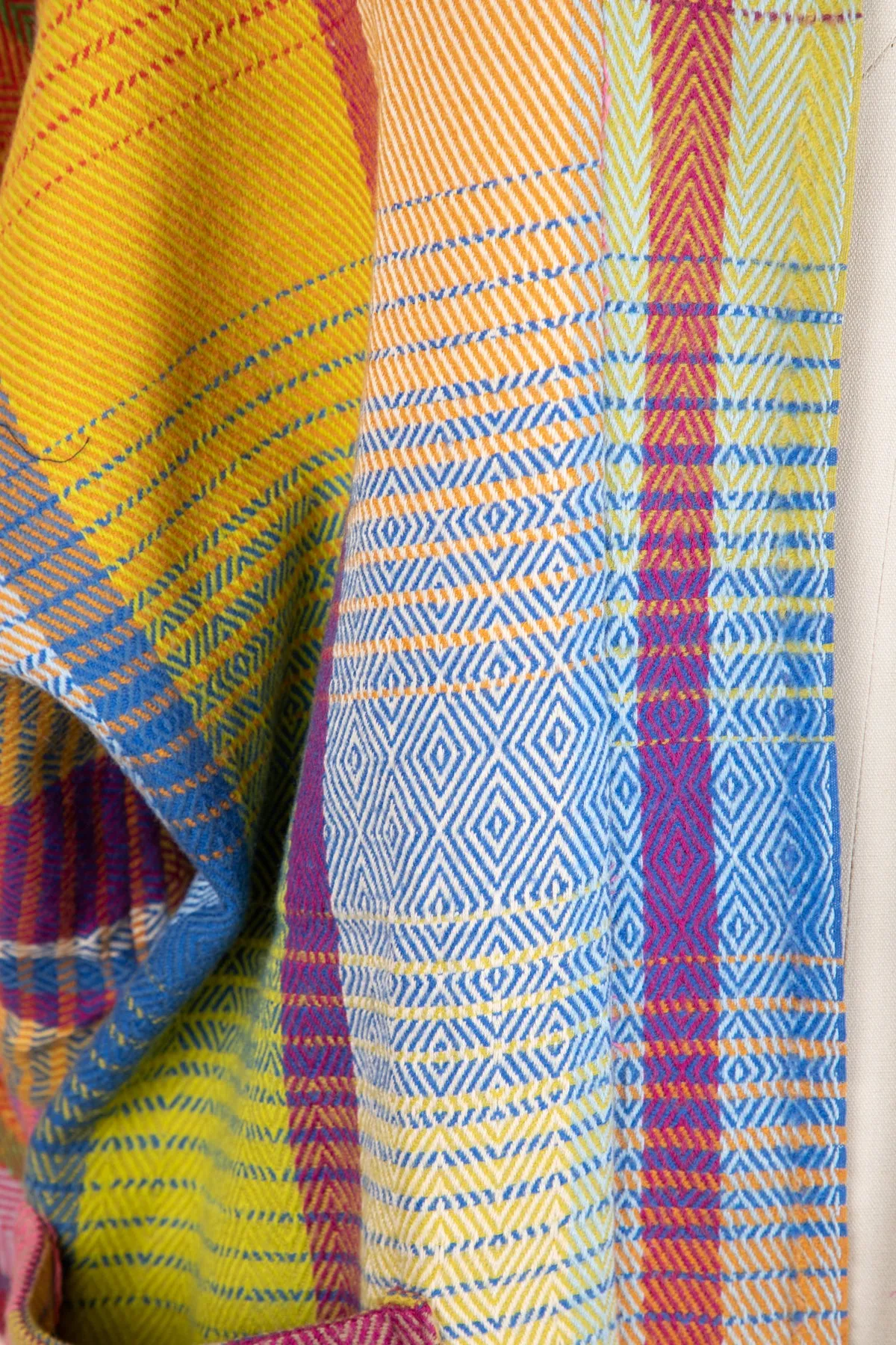 Rainbow Tartan Long Jacket