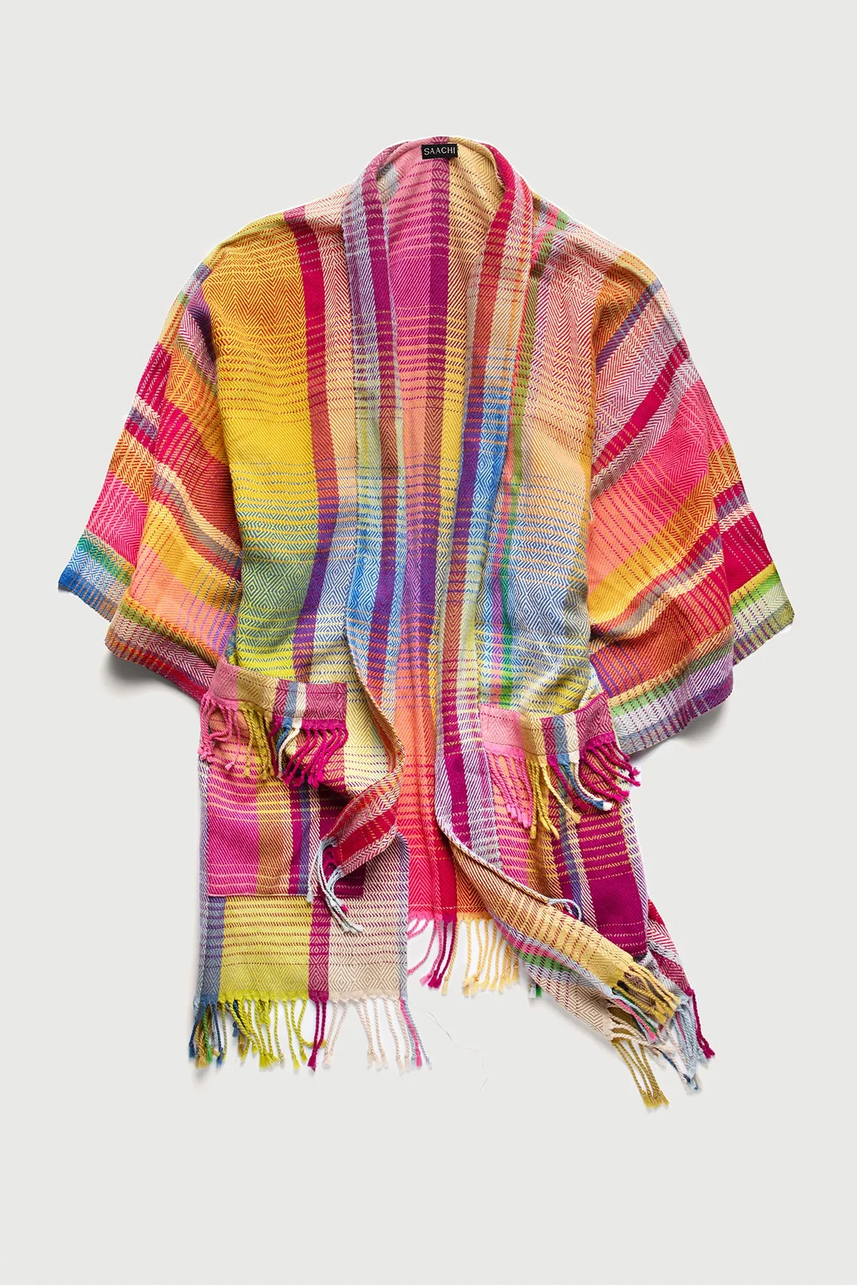 Rainbow Tartan Long Jacket