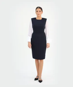 Sheer Sleeve Dress