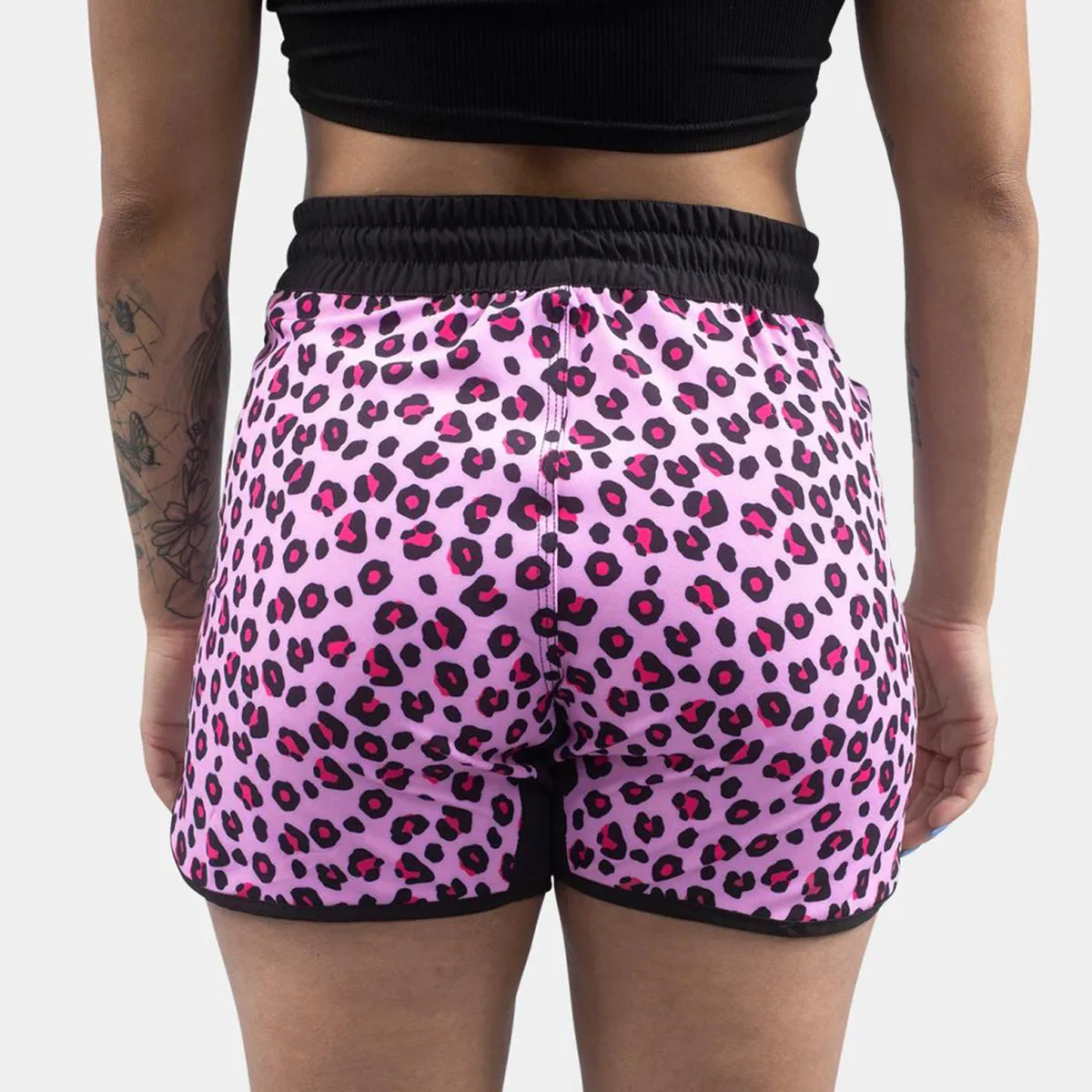 Tatami "Recharge" Women's Fight Shorts - Leopard Pink
