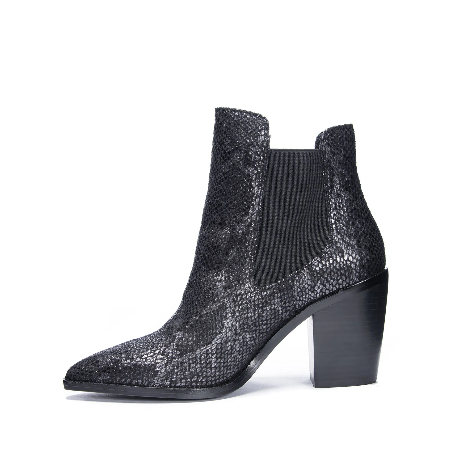 Utah Bootie - Black Snake
