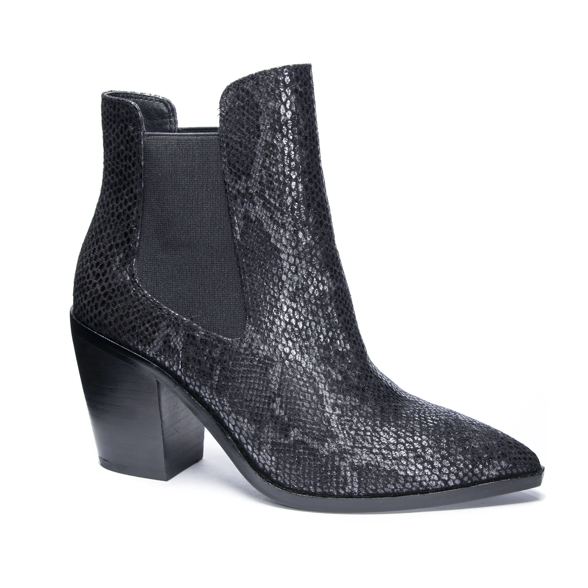 Utah Bootie - Black Snake