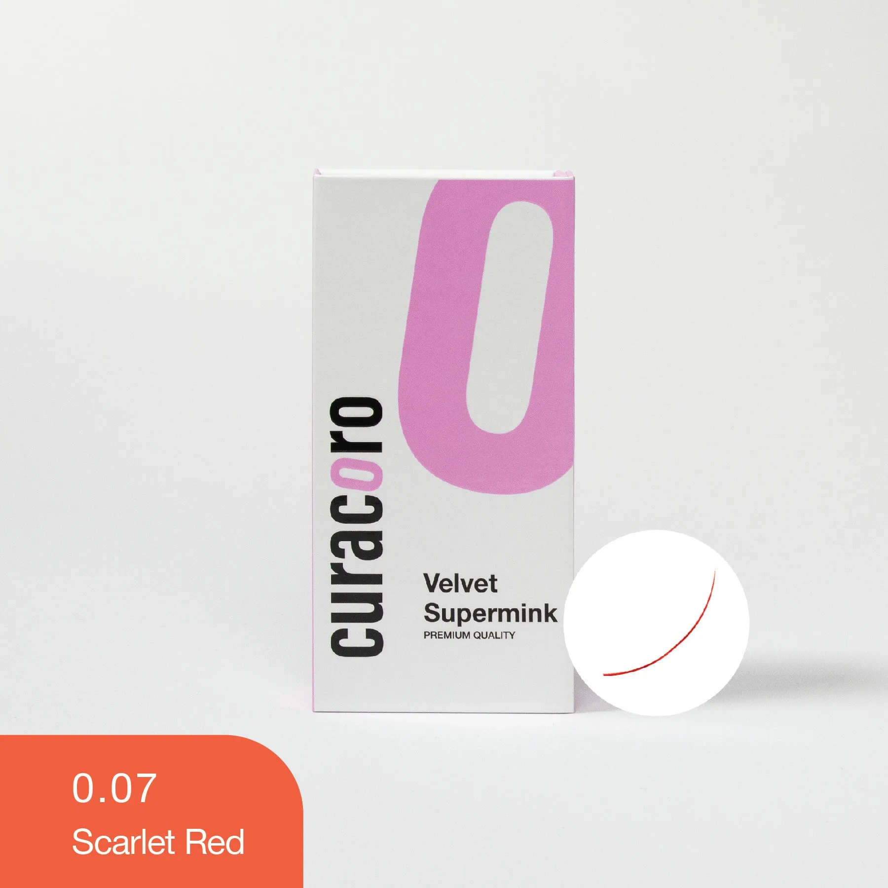 Velvet Super Mink 0.07mm - Scarlet Red